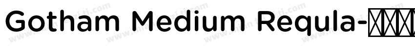 Gotham Medium Requla字体转换